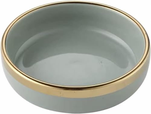 LRTYZBD Ciotola per salsa in ceramica, piatto per salsa, piccolo piatto piccolo per burro, senape, sushi, aceto, soia, condimento, per ristorante, bar, salsa, verde chiaro
