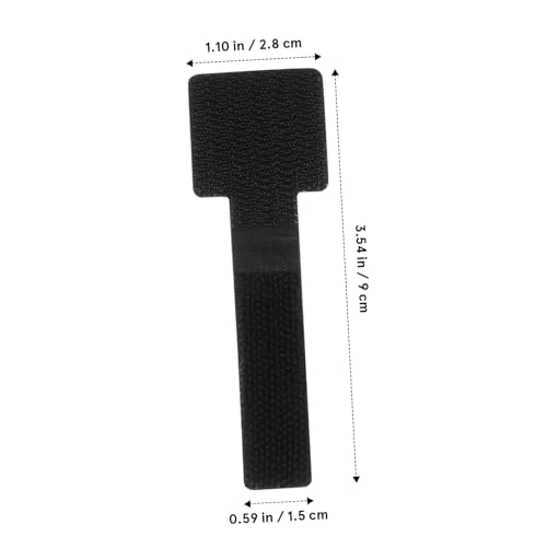 balacoo 40 piezas Cable Tie Holders para debajo del escritorio Auto-adhesivos organizadores de cables ajustables reutilizables miniatura 2