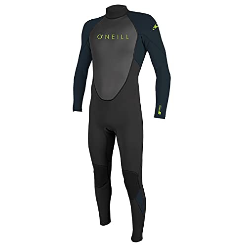 O'Neill Reactor II Back Zip Full, Muta Bambino, Nero/Ardesia, 8