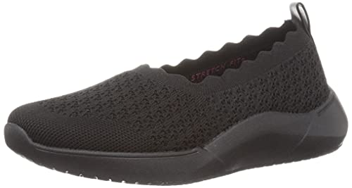 Skechers Women's Seager Cup Casual Convo Sneaker, Black, 5 UK