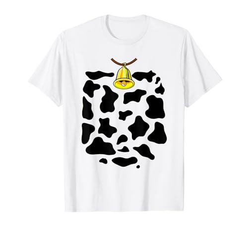 Costume da mucca divertente e carino vitello Halloween Maglietta