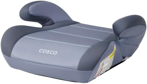 Cosco Topside Backless Booster Car Seat, Lightweight Booster Seats for Cars 40-100 lbs, Backless Booster Seat for Car, Organic Waves