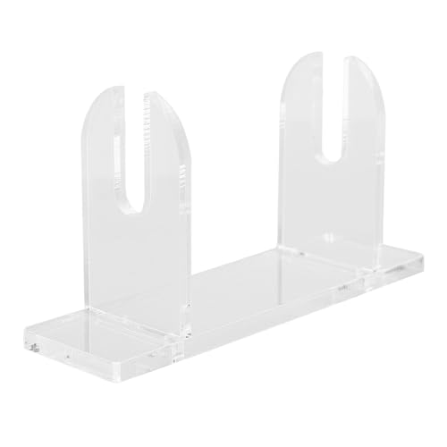 Xyntor Soporte de soporte de ventilador acrílico | Ligero y mantiene la forma | Pantalla de ventilador de manos para ventiladores plegables / decoración del hogar / organizador de la
