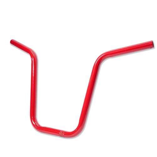 Image of JMCHstore Red 13'' Ape Hangers 7 /8'' Mini Bike Handlebars for Coleman B200R CT200U Motovox MBX10 Mega moto MMB80 Trailmaster MB200 100cc 200cc Mini Bike Parts