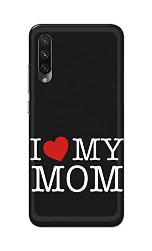 Image of PRINTFIDAA I Love My Mom Hard Back Cover for Mi A3 / Mi CC9e Back Cover -(P6) KAT1006