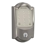 Schlage Encode Smart WiFi Deadbolt Lock for Front Door - Keyless Entry with App or Touchscreen - Works with Alexa, Hey Google, & Airbnb - Create Codes for Guests - Satin Nickel Silver - Image 4