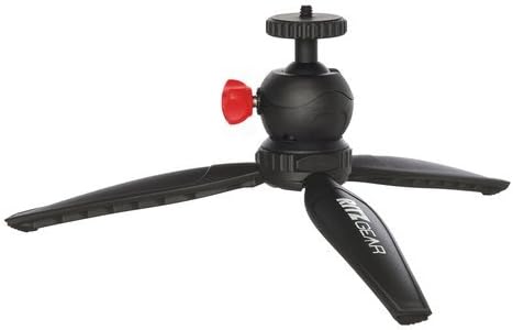 Ritz Gear Folding Tabletop Tripod - Black with Red Knob