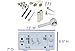 Professional 5-in-1 Facial Machine, Multifunction Spa Equipment with Microdermabrasion, Blackhead Vacuum, and Hot & Cold Facial Hammer