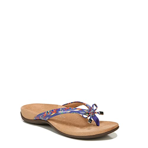 Image of Vionic Women's Rest Bella Toe Post Sandal- Supportive Ladies Orthotic Sandals that include Three Zone Comfort with Arch Support- Flip Flop for Ladies, Medium and Wide Width Size 5-12