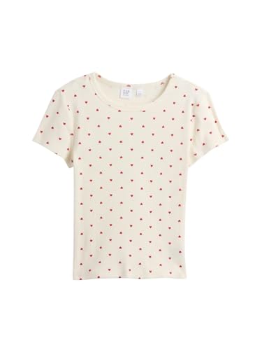 Image of Gap Girls' Short Sleeve Ribbed Tee