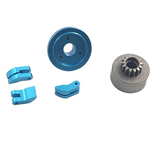 Fainwan Rc 14T Clutch Bell Shoes Bearings Gear Flywheel Assembly Kit Springs Cone Engine Nut Compatible With Hpi H-S-P Trax-Xas Axi-Al Him-Oto 1/8 Rc 21-28Cxp Nitro Engine Car #TOP3