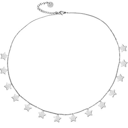 Collier ras du cou femme en acier réglable pour un ajustement parfait