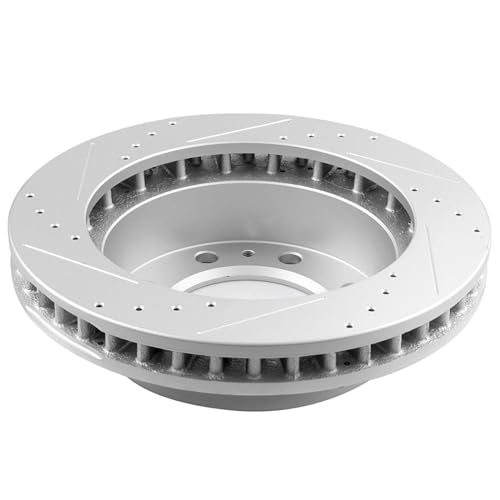 Image of cciyu Front Brake Kits with Calipers - 2 Dics Rotors & 4 Ceramic Pads & 2 Calipers With Bracket fit For Chevy For Express 2500 03-05,For Chevrolet For Tahoe 05-06,For GMC For Savana 2500 03-05(8PCS)