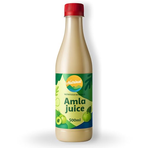 Image of Nutrinat Amla Juice - 500 ml (Pack of 1) | Fruit Juice, No Added Sugar