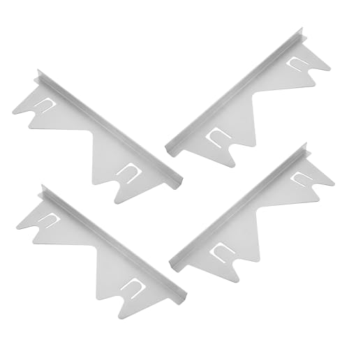 iplusmile 4 Piezas Tira de Tarjeta de Estufa de Gas Accesorios de Cocina listón de unión para encimera de Cocina Cubiertas de Huecos para Cocina Accesorios de Estufa Acero Inoxidable Plata