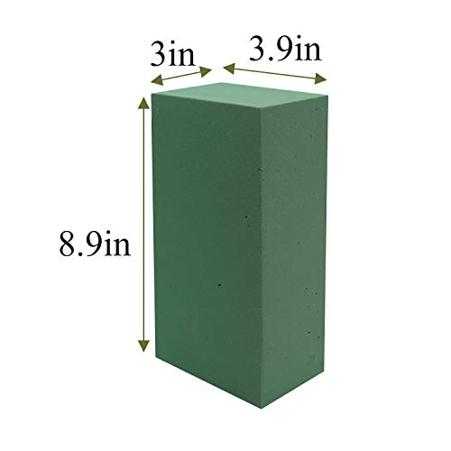 Crafare 6Pc Wet Floral Foam Bricks Green Florist Styrofoam Blocks For Spring Fresh Flower Arrangement And Crafts Supply #TOP1