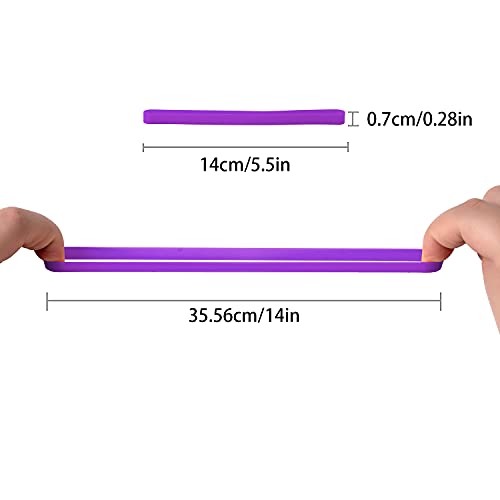 12 Pcs Silicone Rubber Bands Planner Elastic Bands Elastic Rubber Wrapping Bands For Books, Crab Traps, Art, Cooking, Wrapping, Exercise, Bag Wraps, Heat, Cold, Uv, Chemical Resistant #TOP1