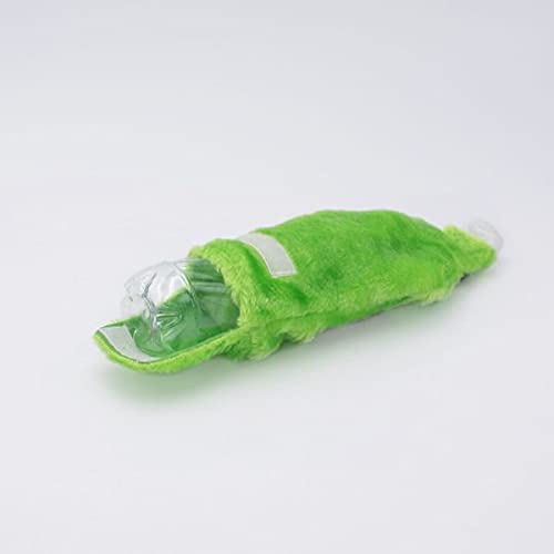 ZippyPaws - Happy Hour Crusherz Drink Themed Crunchy Water Bottle Dog Toy - St. Patrick's Green Beer, Multicolours, Medium/Large - Image 3