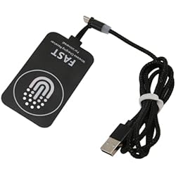 Receptor Cargador Inalambrico Tipo C Parche de Carga Inalámbrico, Protección Múltiple Receptor de Carga Inalámbrico de 5 V de Alta Eficiencia para Dispositivo Tipo C