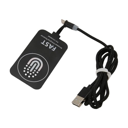 Wireless Charger Receiver, 10W Ultra Thin Type C Wireless Charging Patch with Magnetic Charging Cable, Lightweight