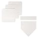 Franklin Sports Thrown Down Baseball Bases with Home Plate and Pitcher's Rubber - Rubber Base Set Perfect for Baseball, Teeball, and Kickball - Five Piece White