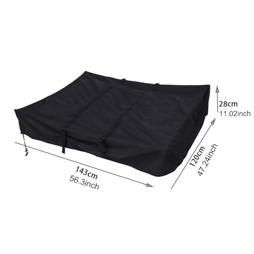 Funda de carga para techo de coche de tela Oxford resistente e impermeable de alta calidad 6