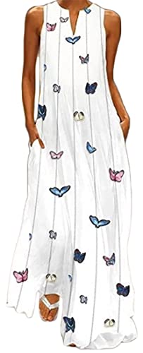 WINKEEY Damen Sommer Elegant Kleider, 24 S