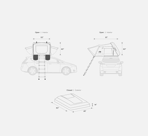 Carpa de Techo Condor 2 Air Hard Shell 4 estaciones miniatura 5