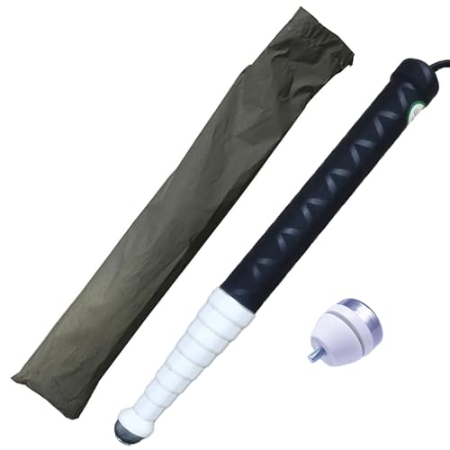 Canne de guidage télescopique avec tête à rouleau pour un balayage fluide