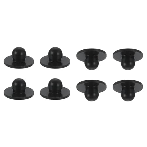 TA-VIGOR 8Pcs Push-In Silicone Rubber Feet Replacement Fits 1/4" Hole, Non-Slip Bumpers for Slow Cooker Crockpot Griddle Appliance Legs, Waterproof Rubber Pads for Kitchen Countertop Use