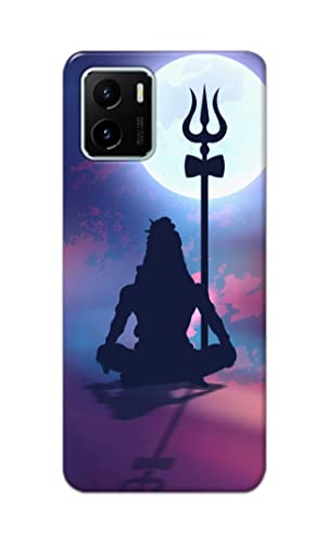 Image of Printed Hard Back Cover Case for Vivo Y01 | Vivo Y01A Back Cover (Lord Shiva) -702