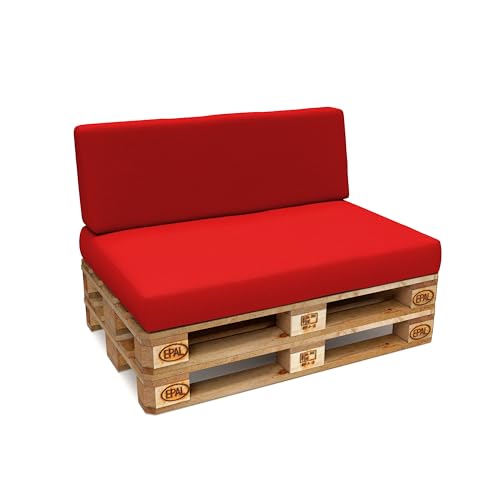 POKAR Palettenkissen Wasserabweisend Palettenauflagen mit abnehmbarem Bezug Palettenmöbel...