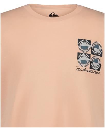 Image of Quiksilver Boys' Short Sleeve Logo Graphic T-Shirt, Soft & Comfortable, Regular Fit