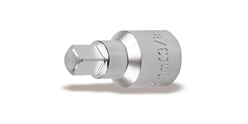 Beta 14940262 Model 1494 Q12 Male Square Oil Drain Plug Sockets, 1/2 Drive, 12mm, White