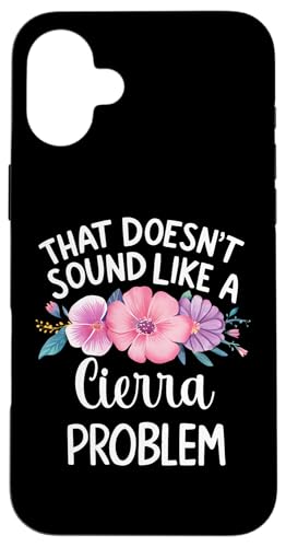 Cierra Personalized Cute Flower Girls Cierra Name スマホケース iPhone 16 Plus 用