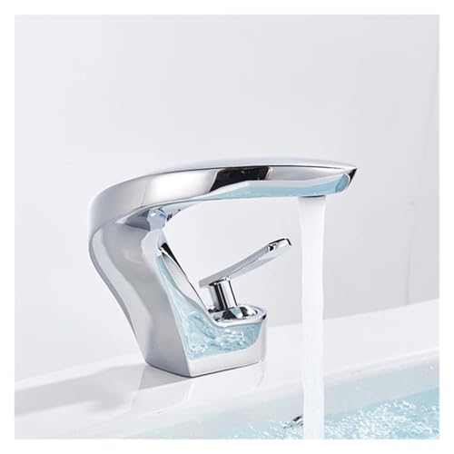 Grifo de baño en cascada monomando con control preciso de agua 2