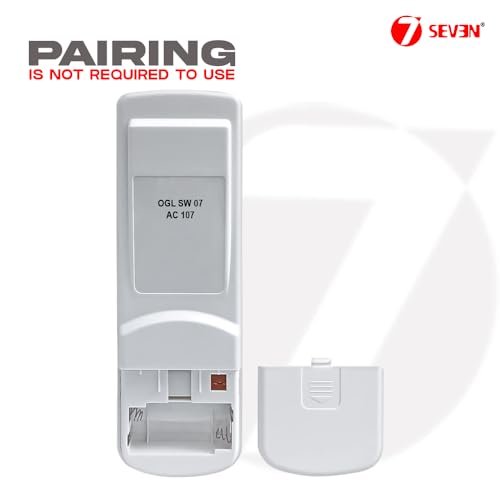 Image of 7SEVEN Compatible with O General Ac Remote AR-RY12 Model 107 Suitable for 1 1.5 2 ton Split or Window Fujitsu Air Conditioner - Match Keys Exactly with Existing OGeneral AC Remote Function