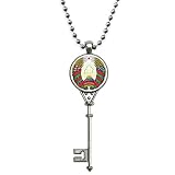 Size: Longitud clave: 9 cm / 3.5 pulgadas;; DiÃ¡metro de la oblea: 2.5 cm / 1 pulgada;; Longitud de cadena: 50 cm / 19.7 pulgadas