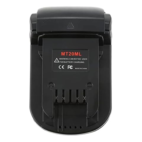 Yetaha MT20ML Battery Adapter Converter, Compatible with Makita 18V Li-ion Battery BL1815 BL1830 BL1840 BL1860 Convert for Milwaukee M18 18V Lithium Battery Cordless Power Tools Cover