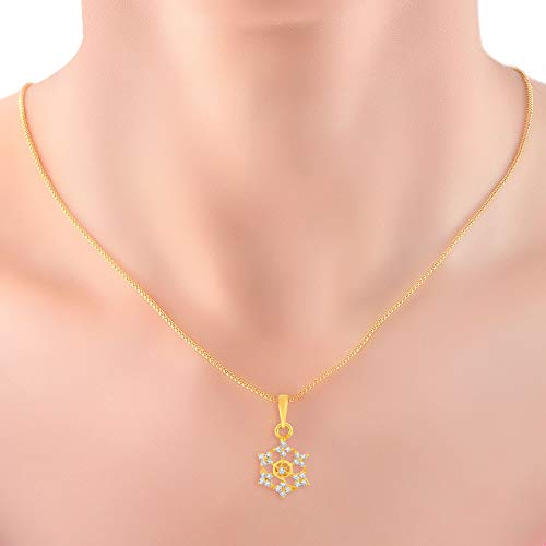 Malabar Gold & Diamonds Yellow Gold Pendant for Women 22k | 22 kt (916) BIS Hallmark Gold Pendant for Women & Girls | 22 Karat Gold Jewellery for Birthday, Wedding, Anniversary... - Image 2