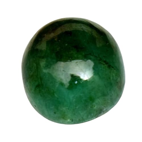 Émeraude naturelle ronde en vrac pour bague de fiançailles personnalisée en bricolage