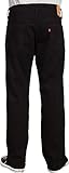 Levi's Men's 569 Loose Straight Leg Jean, Black - Stretch 36W x 32L