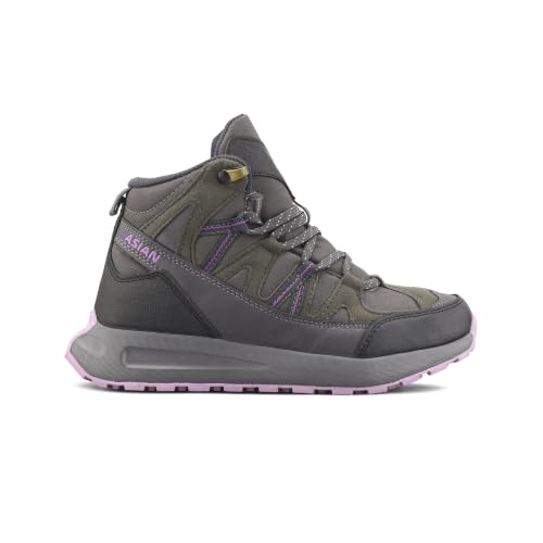 Image of ASIAN Everest W-21 Women's Trekking & Hiking Shoes | Durable Outdoor Footwear with Anti-Slip Outsole, Soft Cushion Comfort & Water-Resistant Upper | Ideal for Travel, Biking & Trails