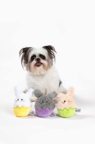 Midlee Set de 3 Juguetes Mordibles Conejo de Pascua para Perros miniatura 5