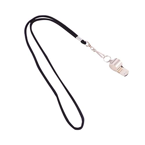 Apito Esportivo com Cordões de Aço Inoxidável Besportble, 6 peças, apito de som alto e nítido para o