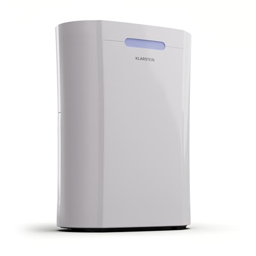 Klarstein Deumidificatore Bagno Silenzioso 10L, Casa per Muffa e Umidità con Purificatore Aria e...