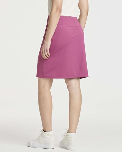 Real Essentials 3 Pack Womens 20 Inch Athletic Skorts Skirt Pockets Running Casual Skirt Shorts Underneath Workout Knee Length Tennis Modest thumb #3