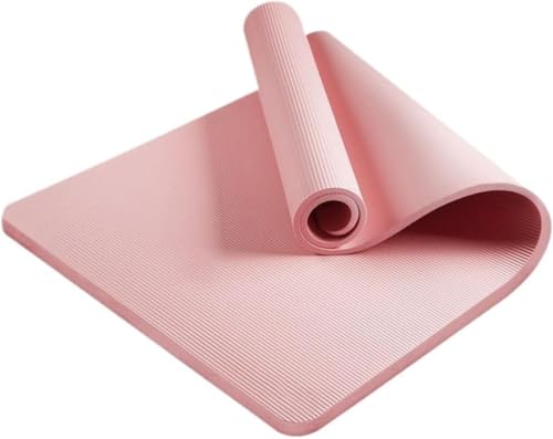 Citybaby20mmの超厚手滑り止めヨガマット185×90cm幅広フィットネストレーニングニトリルゴム製ピラティスストラップ+ネットバッグ付き関節保護 (185x61x20mm,B)