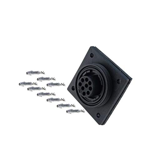 Connecteur rond socle femelle Buccaneer Standard BULGIN PX0769/S à 9 broches