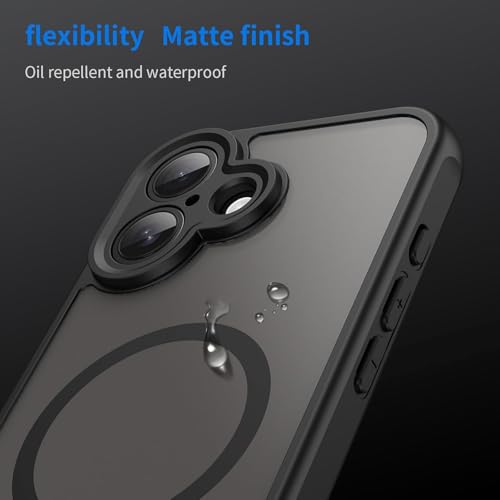 Image of Case Cover for iPhone 17 (Frosted Black with MagSafe, iPhone 17)